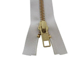 Deelbare ritsen - goud - YKK - 20/25/30/35