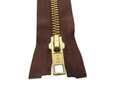 Deelbare ritsen - goud - YKK - 20/25/30/35