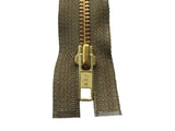 Deelbare ritsen - goud - YKK - 60/65/70/75