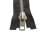 Deelbare ritsen - grof zilver - YKK