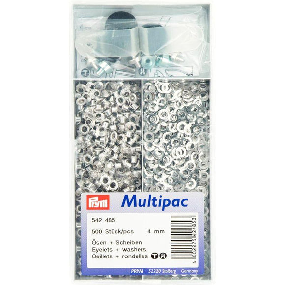 Multipac Prym Nestels - 4mm - Zilver - 542485 - Fournituren Zakelijk