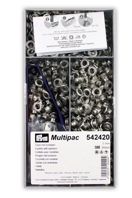 Multipac Prym Nestels - 5mm - Zilver - 542420 - Fournituren Zakelijk