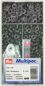 Multipac Prym Nestels - 5mm - Zwart/Brons - 542416 - Fournituren Zakelijk