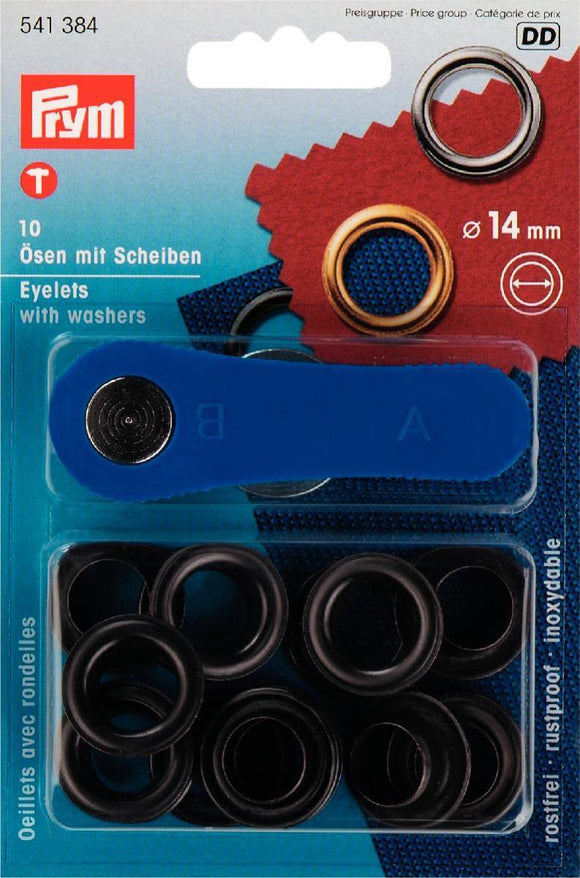 Nestels - Prym - 14MM zwart - 541384 - Fournituren Zakelijk