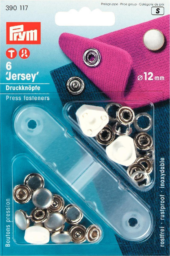 Prym Jersey Drukknopen Parelmoer 12MM - 390117 - Fournituren Zakelijk