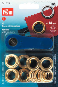 Prym Nestels - 14mm - Goud - 541373 - Fournituren Zakelijk