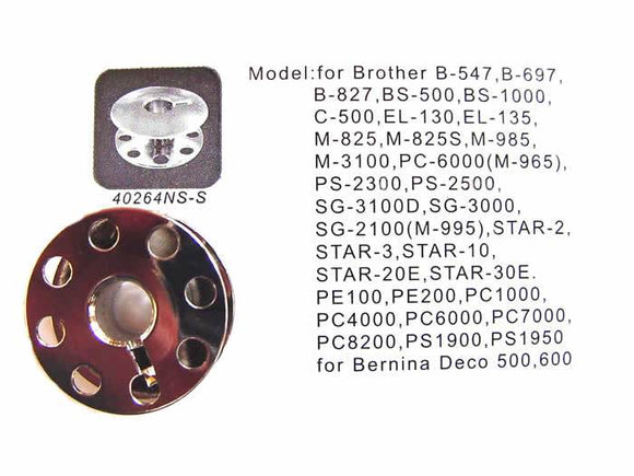 Spoelen - Brother + Star + Bernina - Fournituren Zakelijk